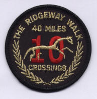 ridgeway 40 10 crossings badge