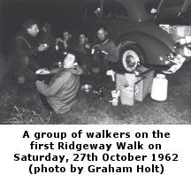 group of walkers in 1962